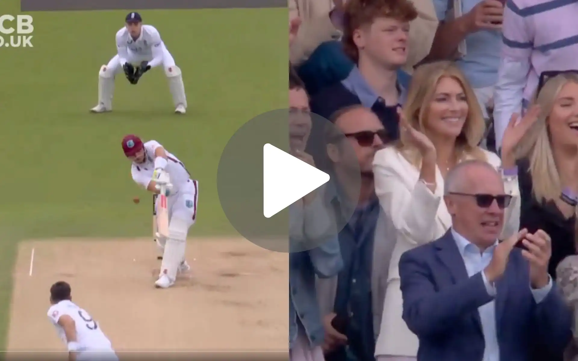 [Watch] James Anderson's Wife Dances In Joy As He Gets Joshua Da Silva With A Ripper